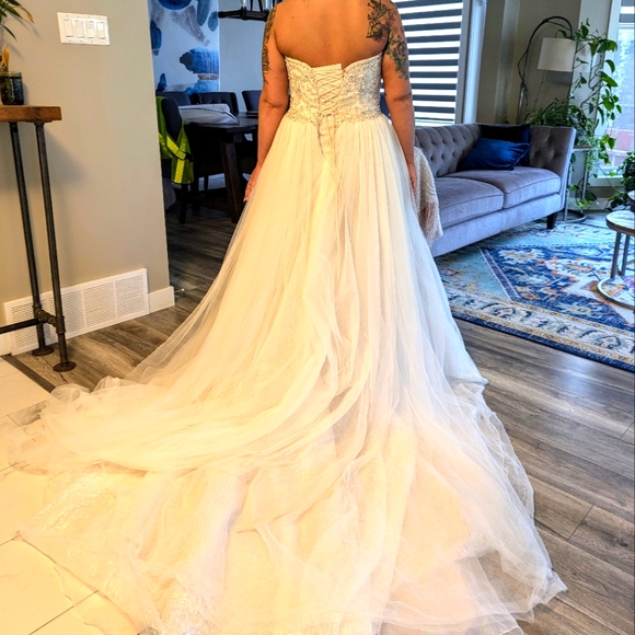 BNWT Sophie Tolli Novella size 14 - Picture 3 of 6